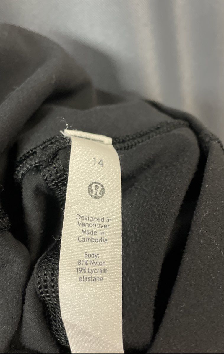 Lululemon Women's Black Align High-Rise Nulu Yoga Leggings Size 14