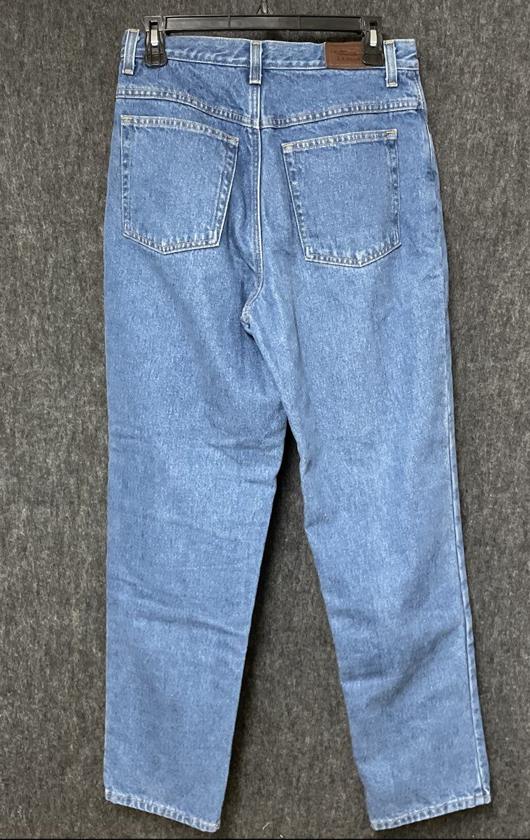 Vintage Y2K L.L. Bean Women's Double L Relaxed Fit Flannel Lined Jeans Sz 10 M/T