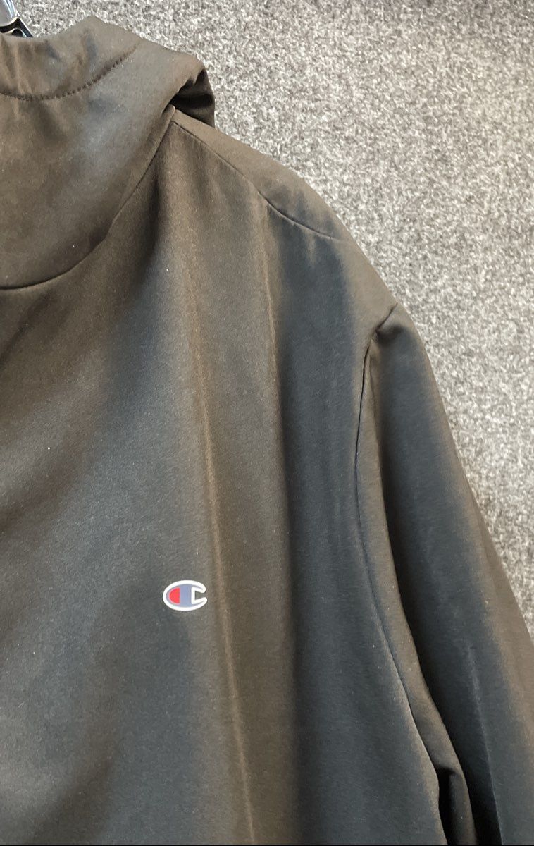 Champion Men's Black Sherpa Lined Hooded Full Zip Jacket Parka Sz XL