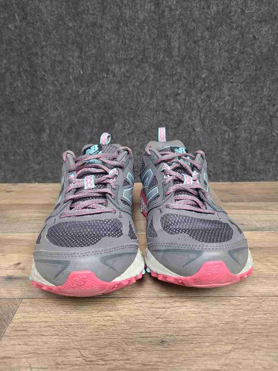 New Balance 412 V3 All Terrain Grey Pink Trail Running Shoes Women's Size 9 D