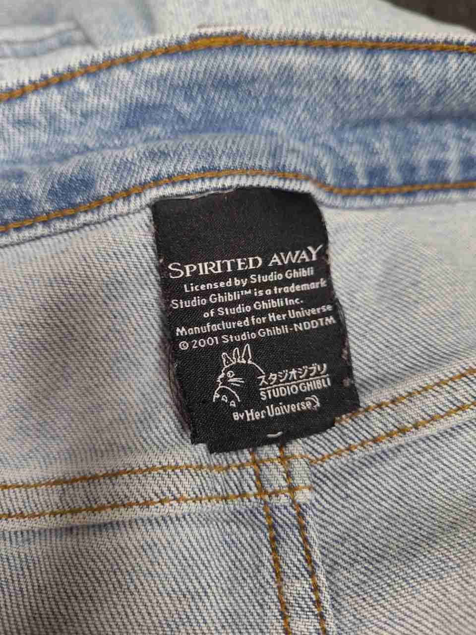Her Universe Women's Spirited Away Soot Sprite Studio Ghibli Blue Jeans Sz 18