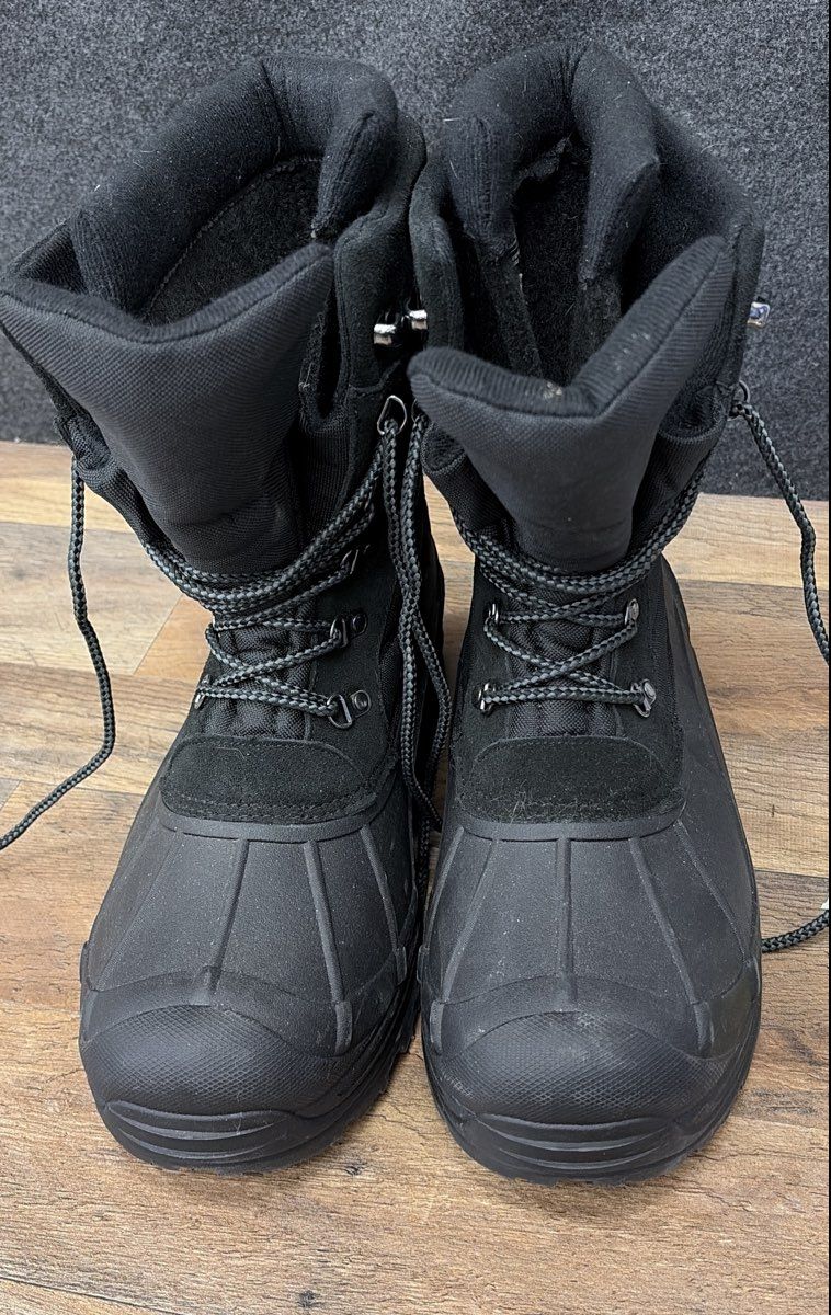 Weatherproof Badger Black Waterproof 3M Thinsulate Men's Winter Boots Size 13M