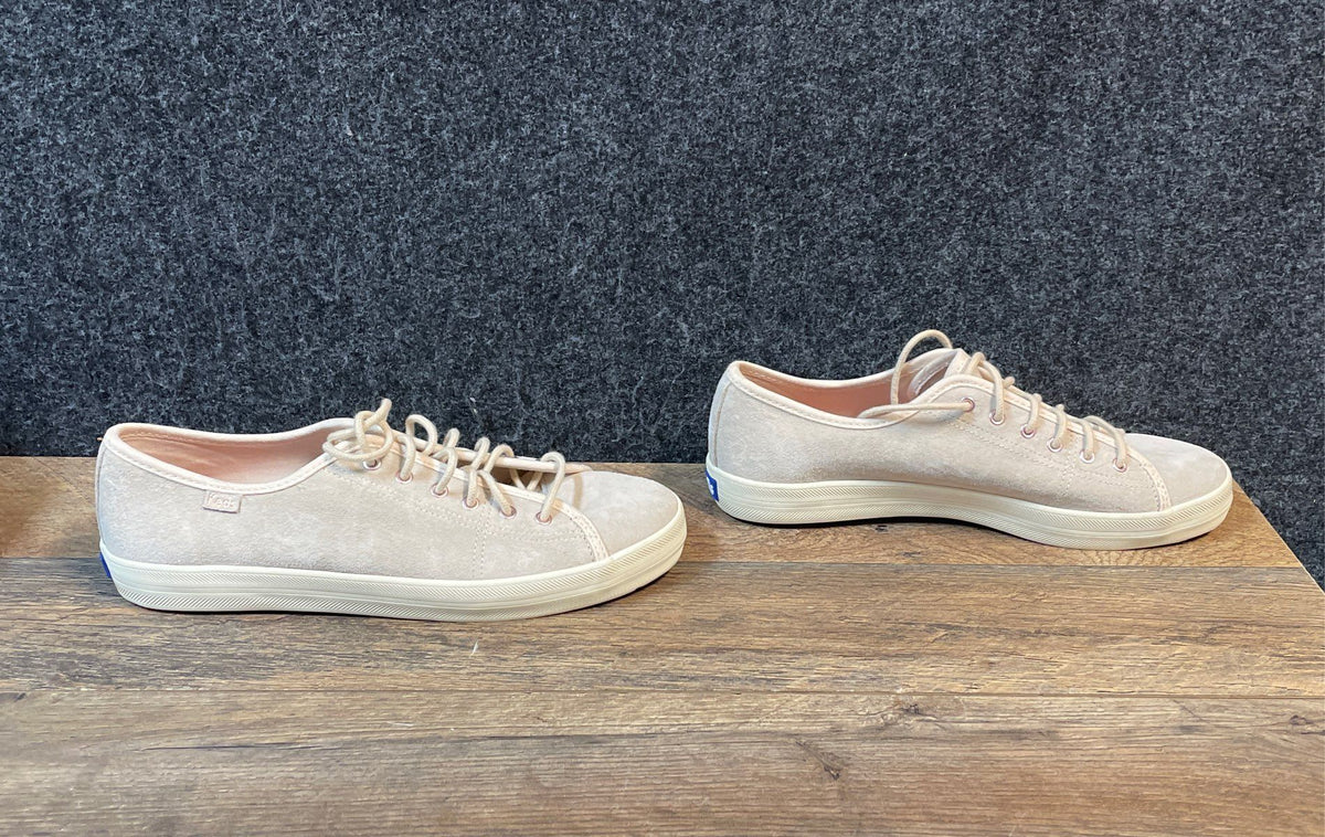 Keds Kickstart Blush Pink Suede Lace Up Sneakers Women's Size 8.5