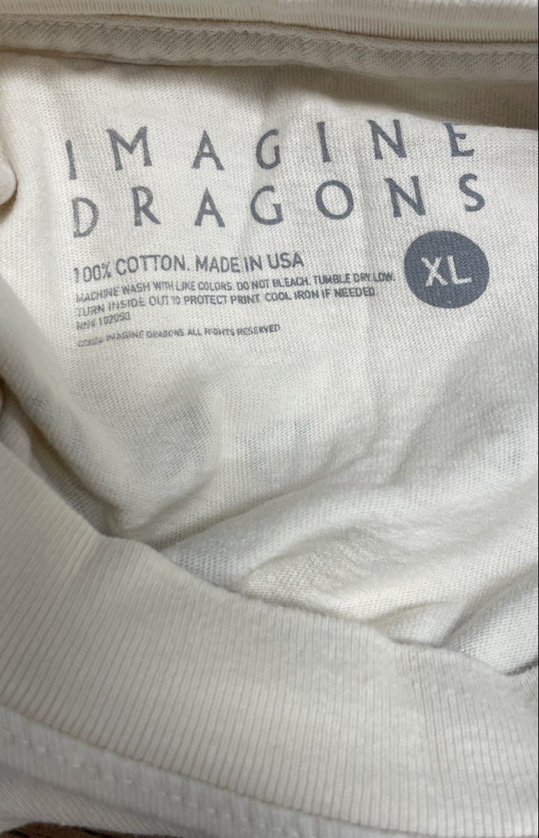 Imagine Dragons Loom World Tour 2024 Concert T-Shirt Made in USA Sz XL