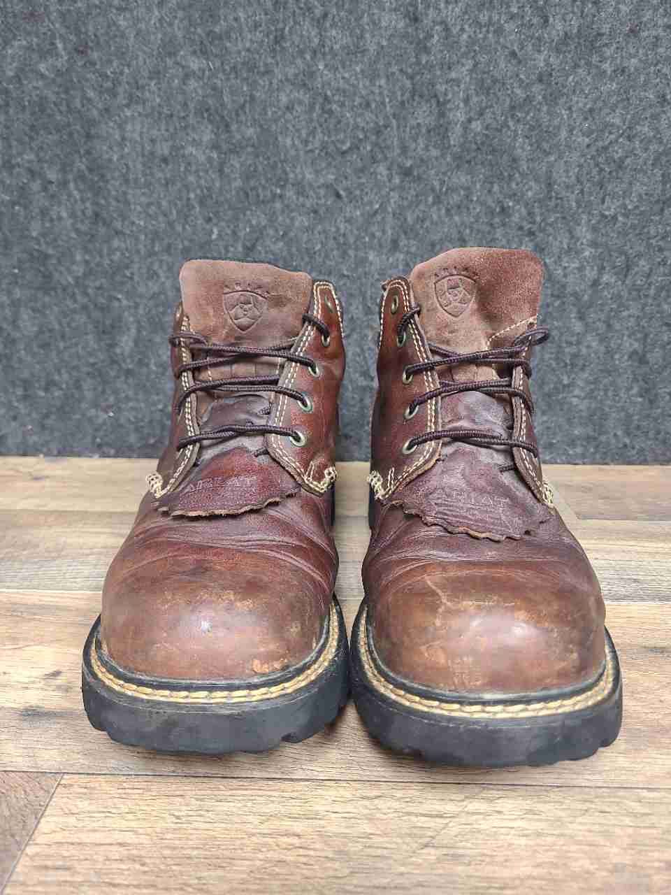Ariat Heritage Lacer 11728 Brown Leather Lace Up Boots Women's Size 9.5 B