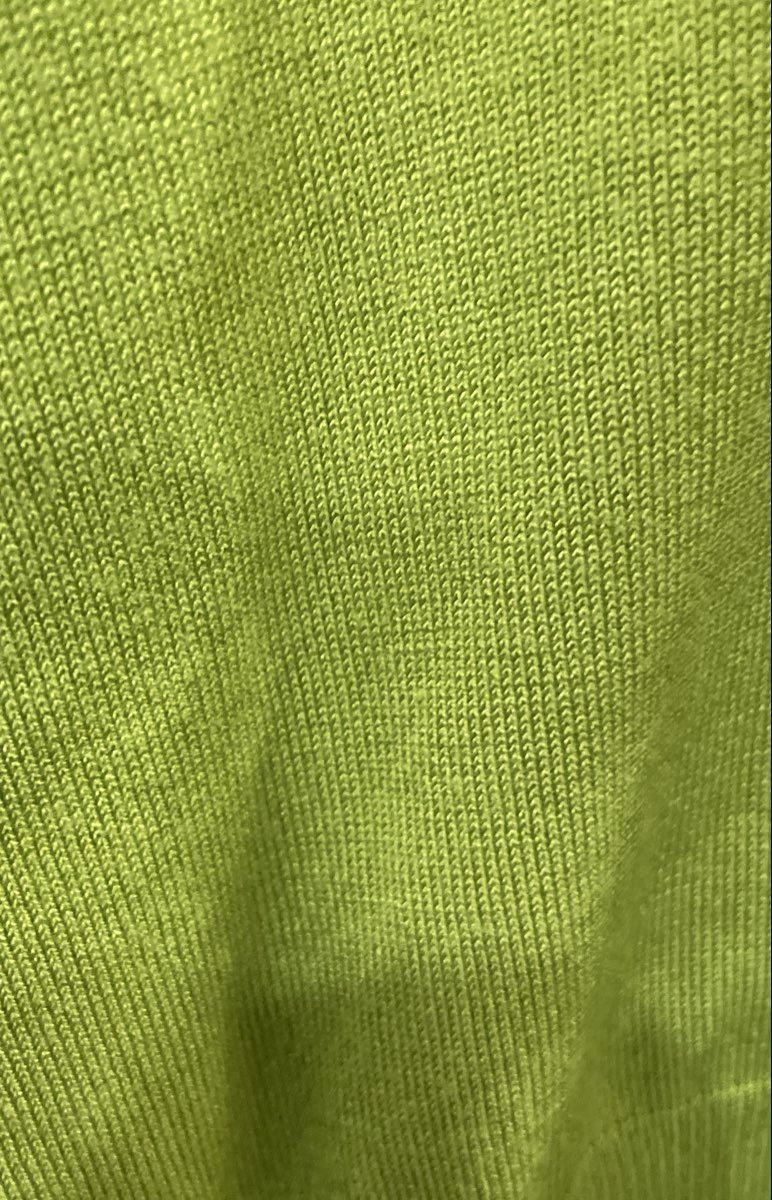 Ashley Stewart Women's Lime Green Ruffle Lace Trim Sleeveless Knit Top Sz 14/16