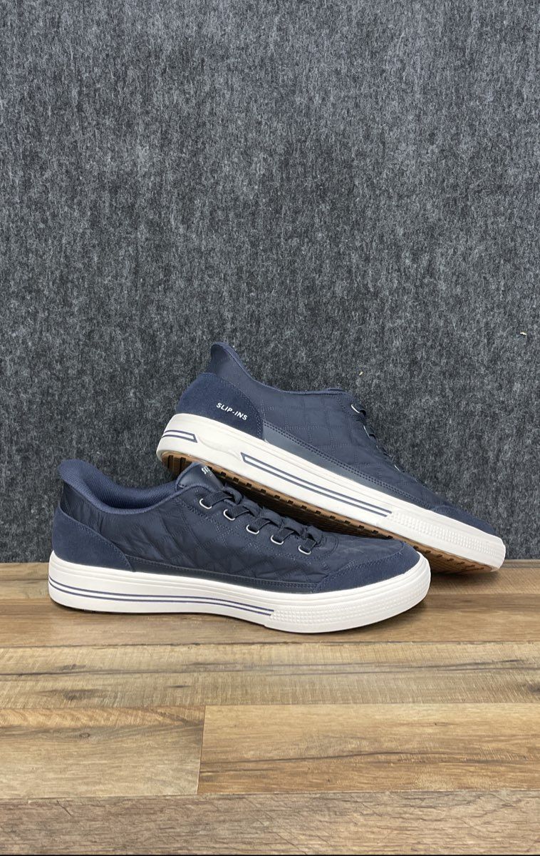 Skechers Hands-Free Slip-ins Arch Fit Arcade Navy Blue Sneakers Men's Size 13