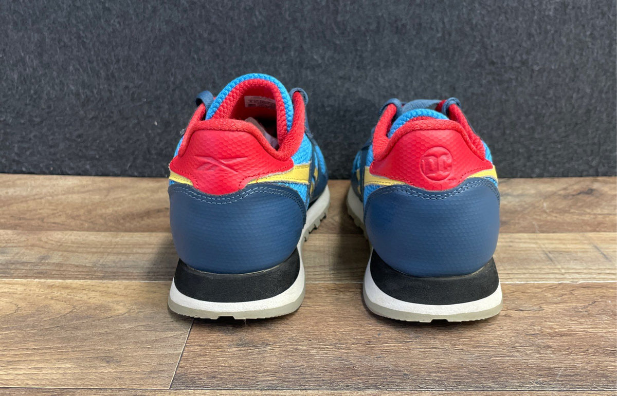 Reebok Classic Leather Superman Blue Red Sneakers Size 6