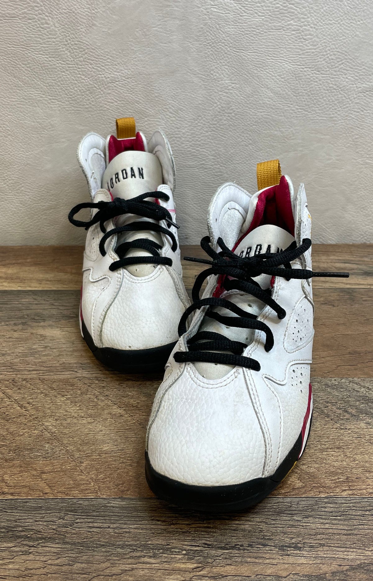 Nike Air Jordan 7 Retro Cardinal White Red Bronze Kids Size 2.5Y