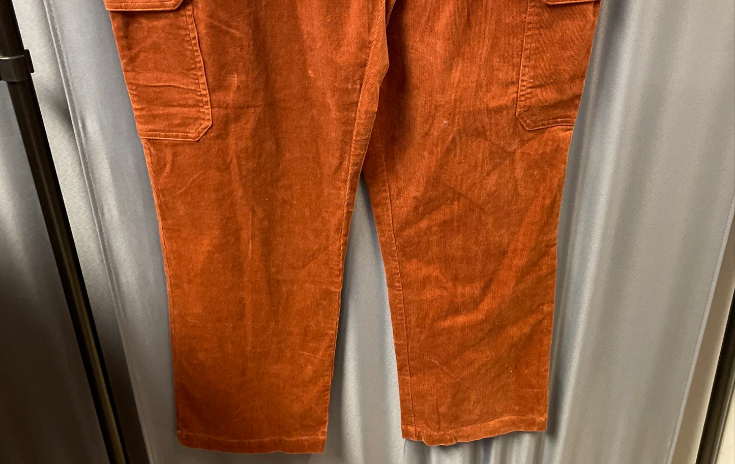 Nanette Lepore Women's Spice Brown Corduroy Cargo Pants NWT Size 14