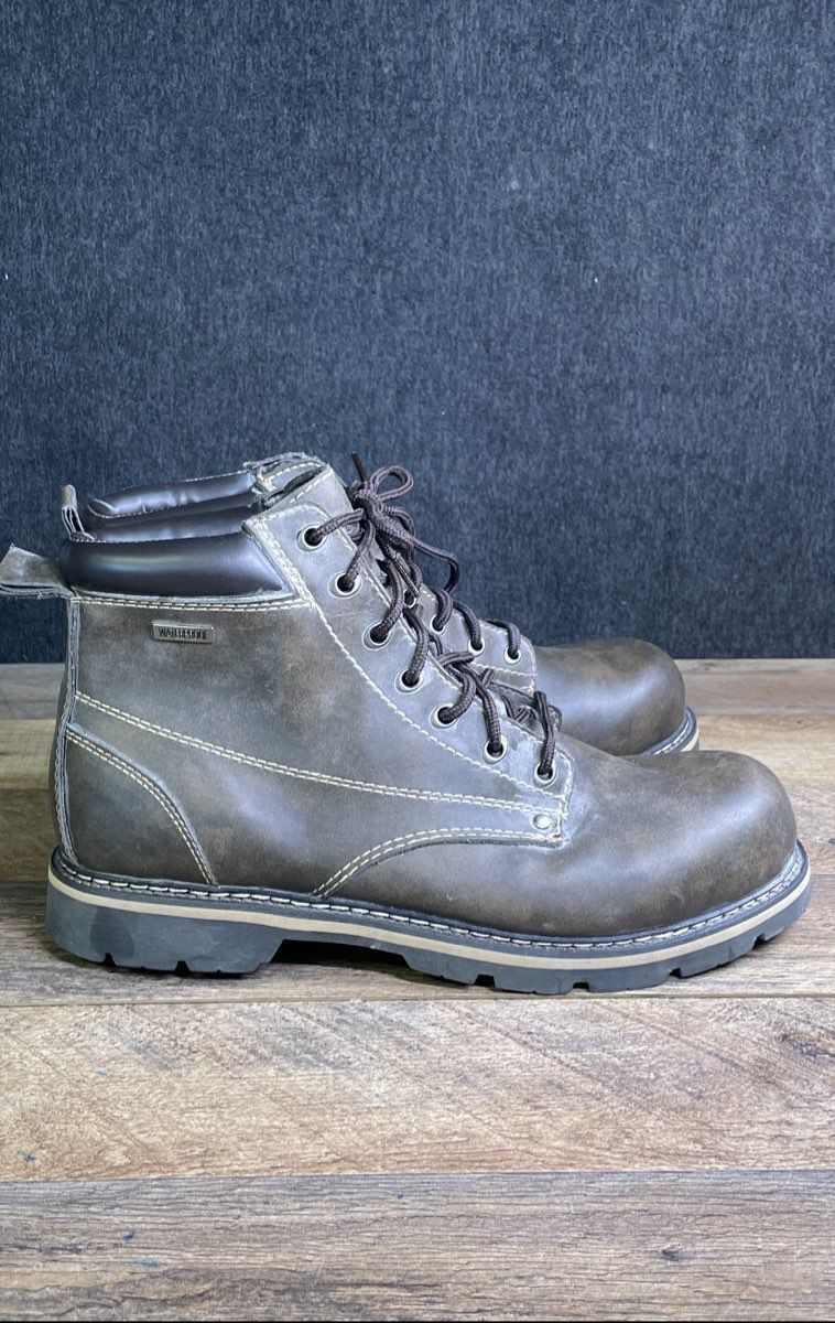 Dexter Men's Brown Waterproof Oil Resistant Ankle Work Boots Size 13