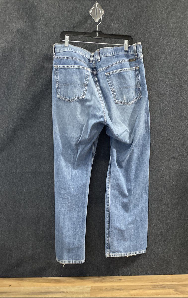 Vintage 90s Lucky Brand Men's Blue Loose Fit American Made Jeans Sz 36