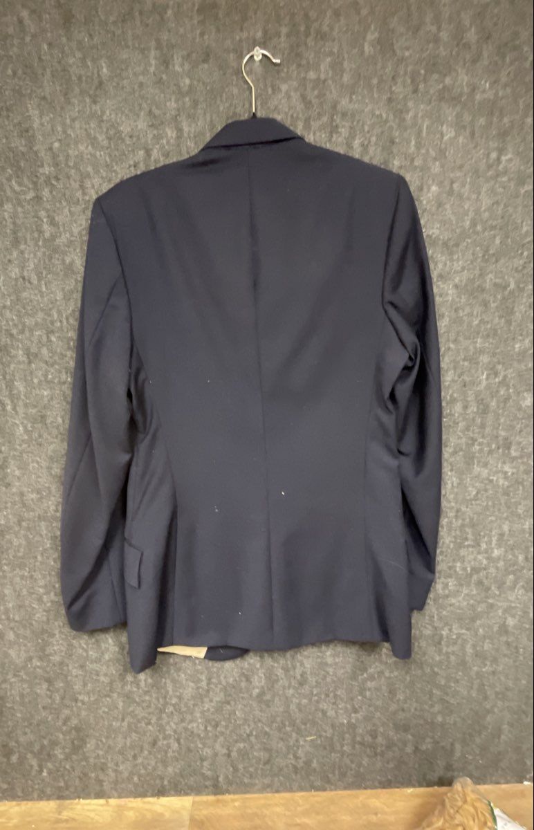Vintage 90s Regency 4 Men's Navy Blue 3-Button Ticket Pocket Blazer Jacket USA
