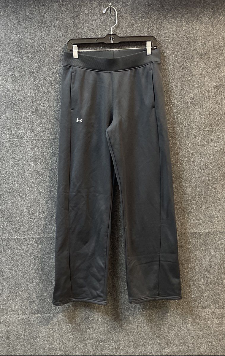 Under Armour Women's Gray ColdGear Wide Leg Loose Fit Sweatpants Sz S