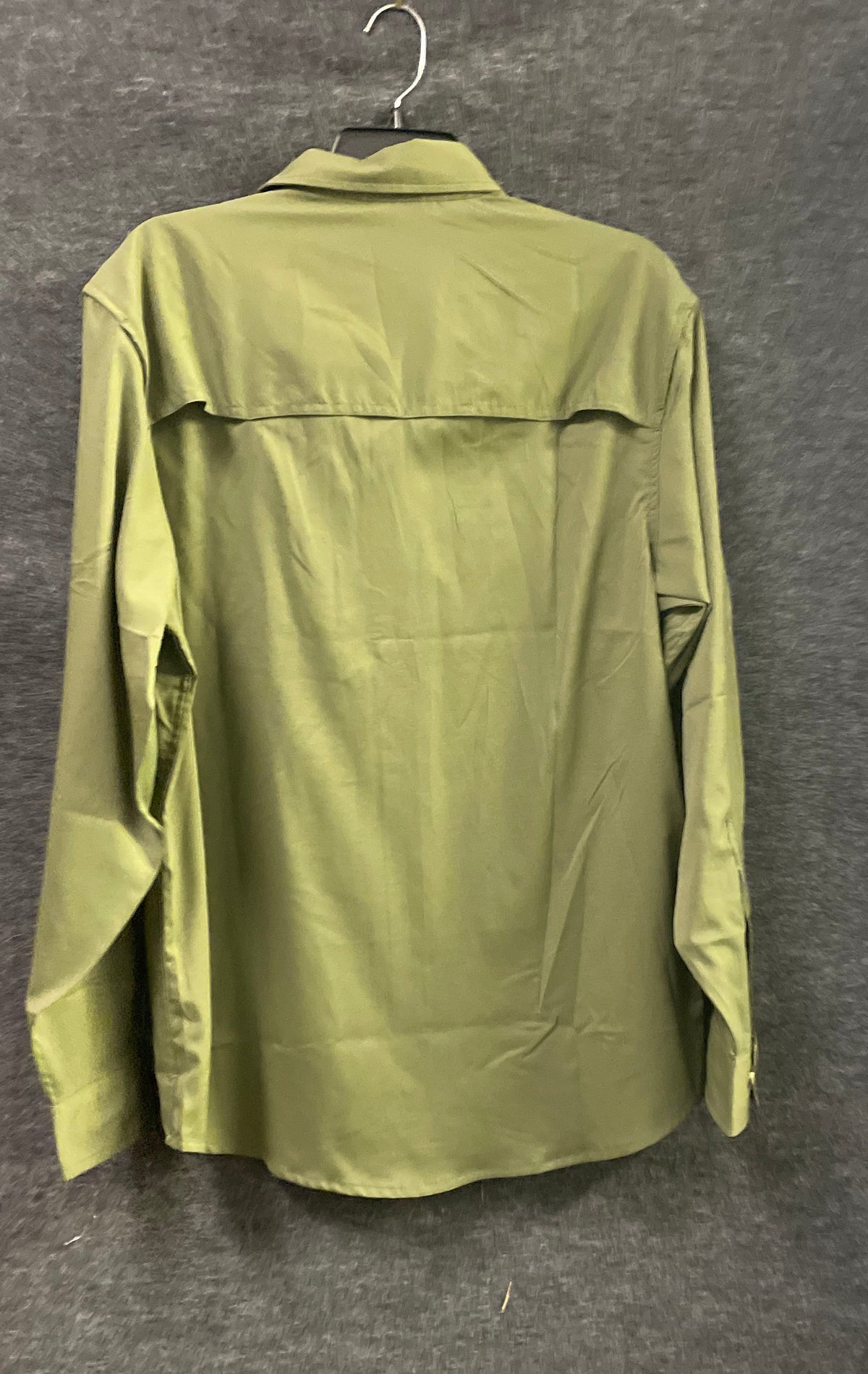 Ducks Unlimited Vented Long Sleeve Fishing Outdoor Shirt Green Sz M