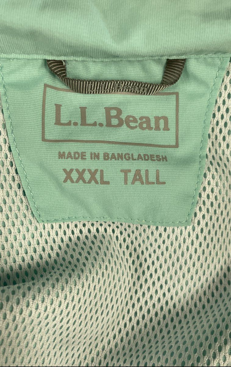 L.L. Bean Men's Teal Tropicwear Short Sleeve Vented Fishing Shirt Sz XXXL Tall