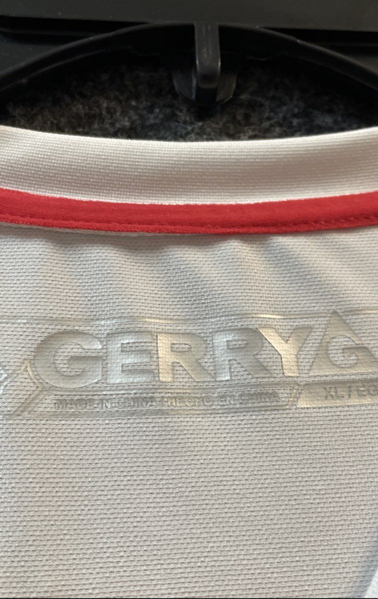 Gerry Men's Sun Protection Tee Long Sleeve White Striped Performance Sz XL