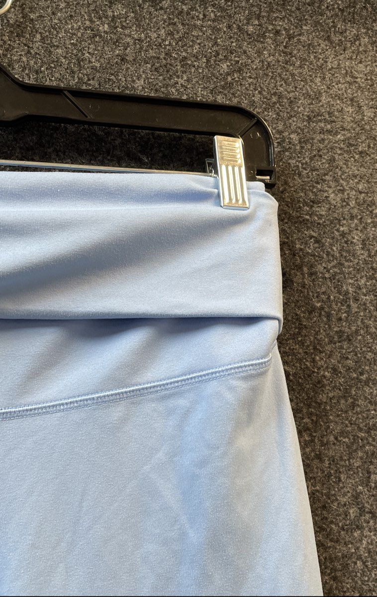 Yogalicious Women's Lux Florence Flare Pants Light Blue Stretch Sz M