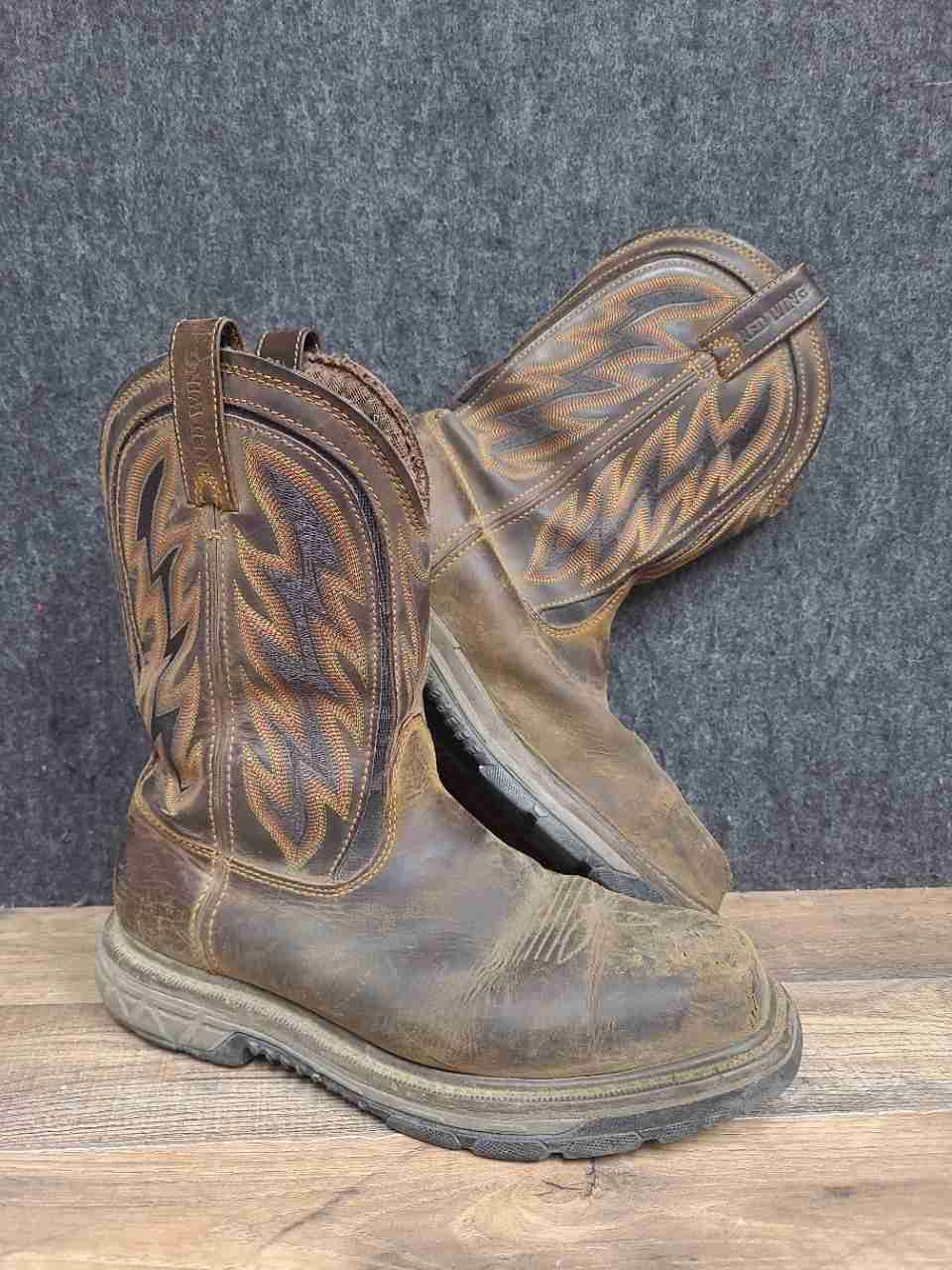 Red Wing 2204 Marshall Brown Leather Western Work Boots Men's Size 8.5 E2