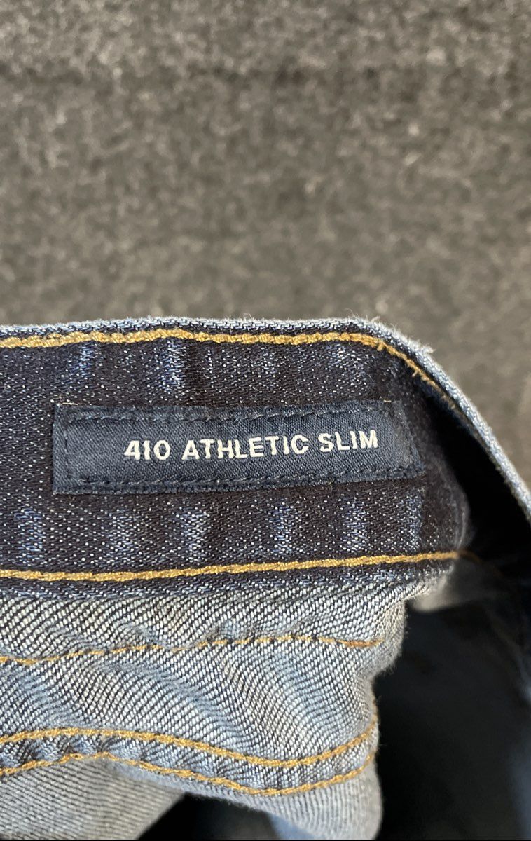 Lucky Brand Men's 410 Athletic Slim Jeans Dark Wash Blue Sz 38x34