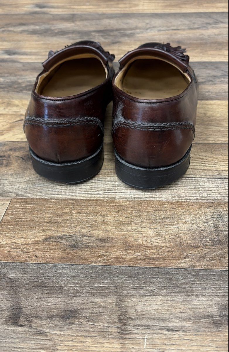 Johnston & Murphy Brown Leather Tassel Kiltie Loafers Men's Shoes Size 12 M