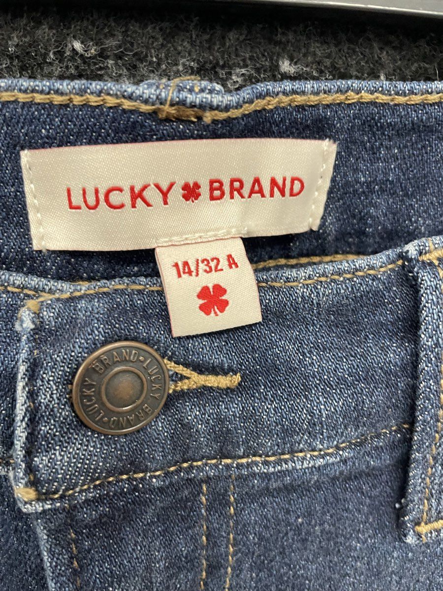 Lucky Brand Women's Blue Faded Denim Bootcut Jeans Sz 14/32 A