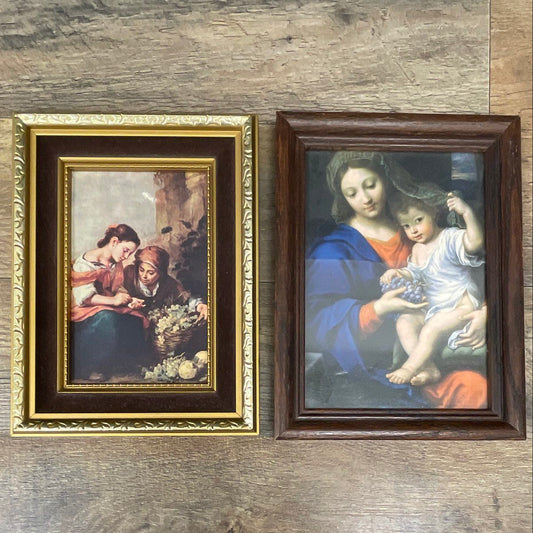 (2) Murillo & Mignard Framed Print