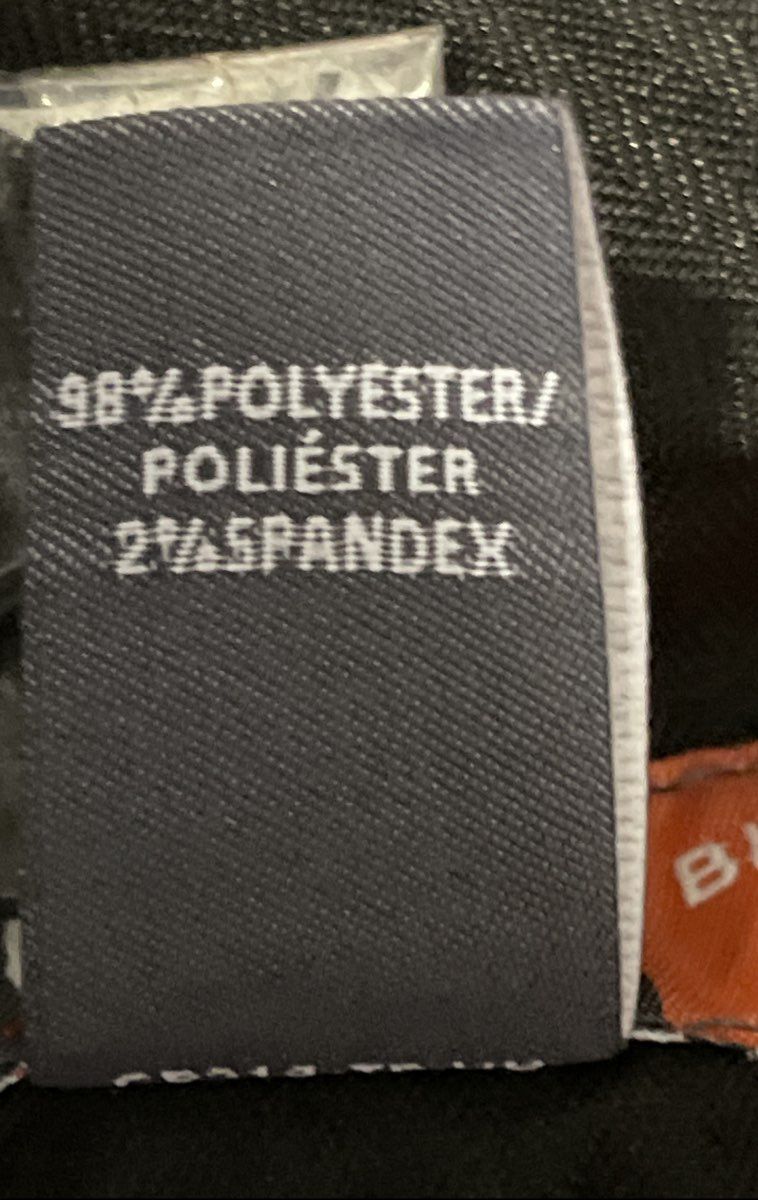 Van Heusen Men's Black Traveler Stretch Non-Iron Dress Pants Slacks 46x29 NWT