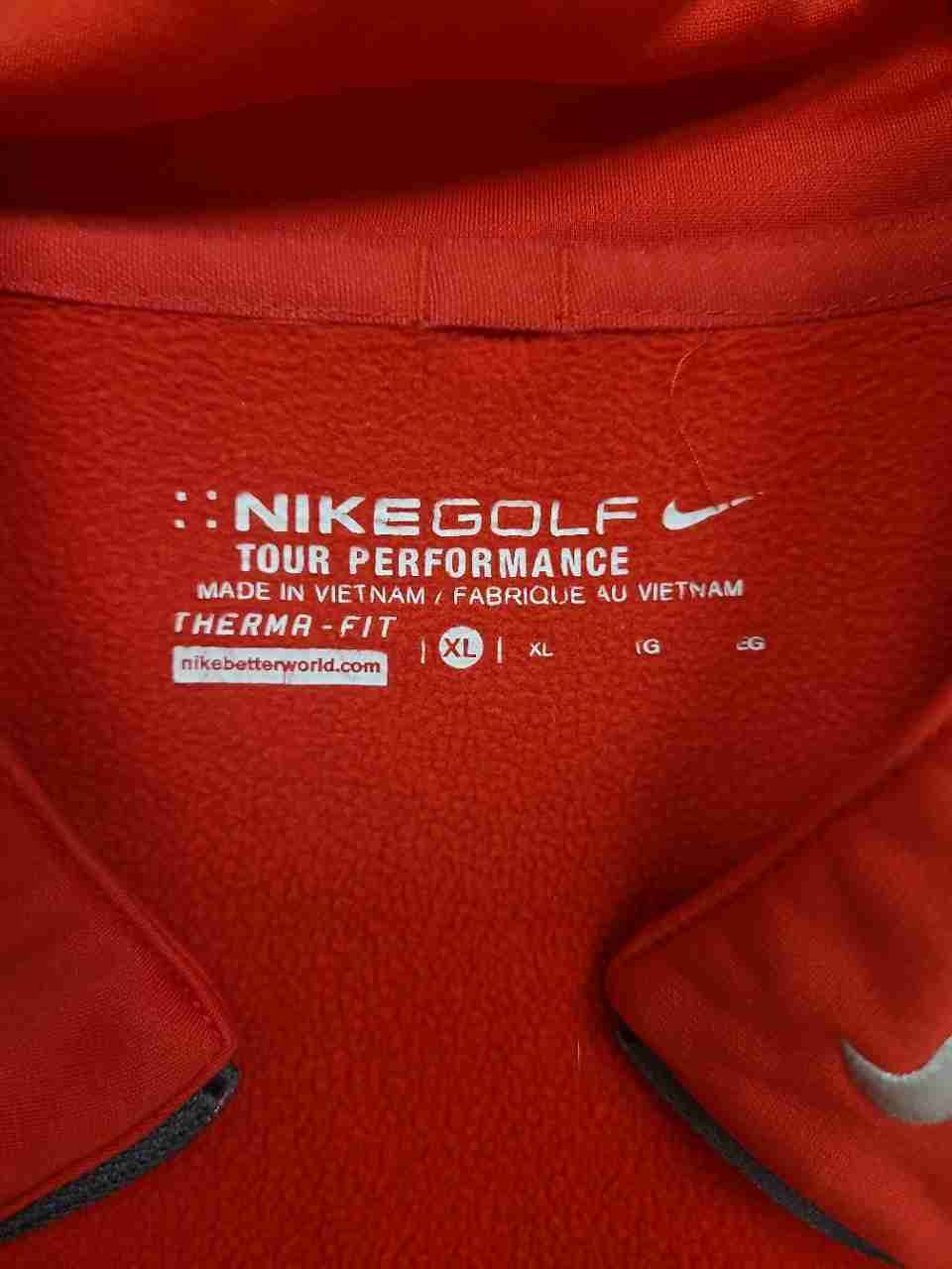 Nike Washington Nationals MLB Therma-FIT 1/4 Zip Pullover Jacket Red Sz XL