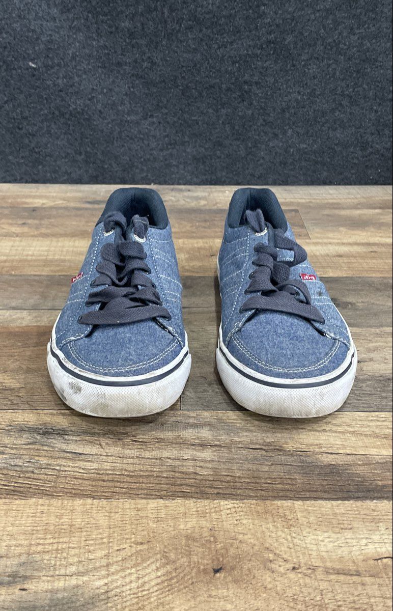 Levi's Blue Denim Low Top Lace-Up Mens Sneakers Size 7