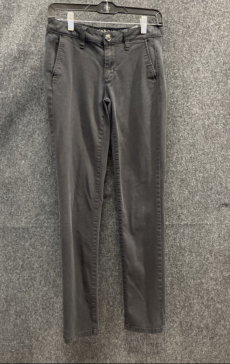 American Eagle Women's Black Super Stretch X Skinny Pants Sz 4