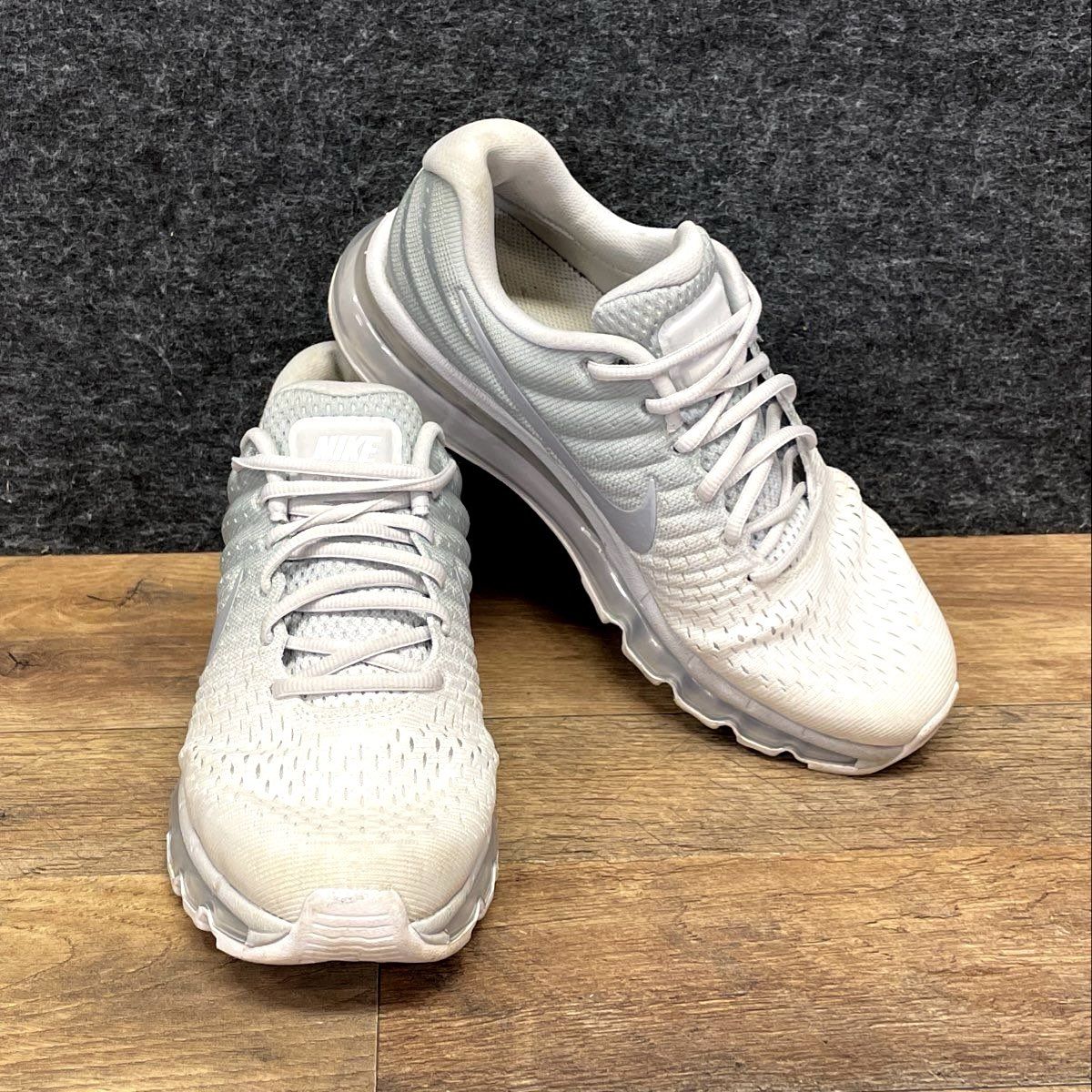 Nike Air Max 2017 Pure Platinum Wolf Grey Running Shoes Men's Size 7.5
