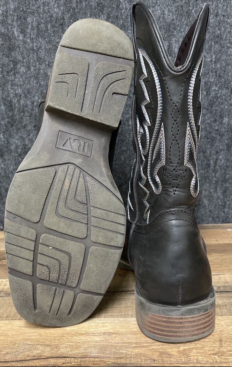 IUV CB515-FB Frosted Black Western Cowboy Boots Size 9