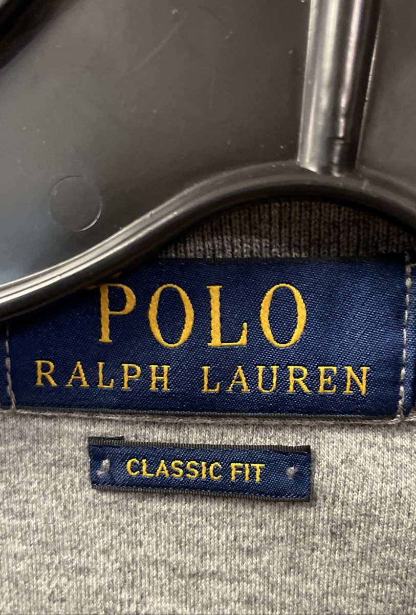 Polo Ralph Lauren Men's Grey Long Sleeve Classic Fit Cotton Polo Shirt Sz M