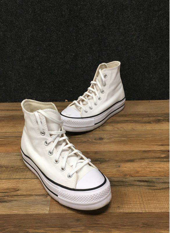 Converse Chuck Taylor All Star Lift Platform High Top White Black Women's Size 7