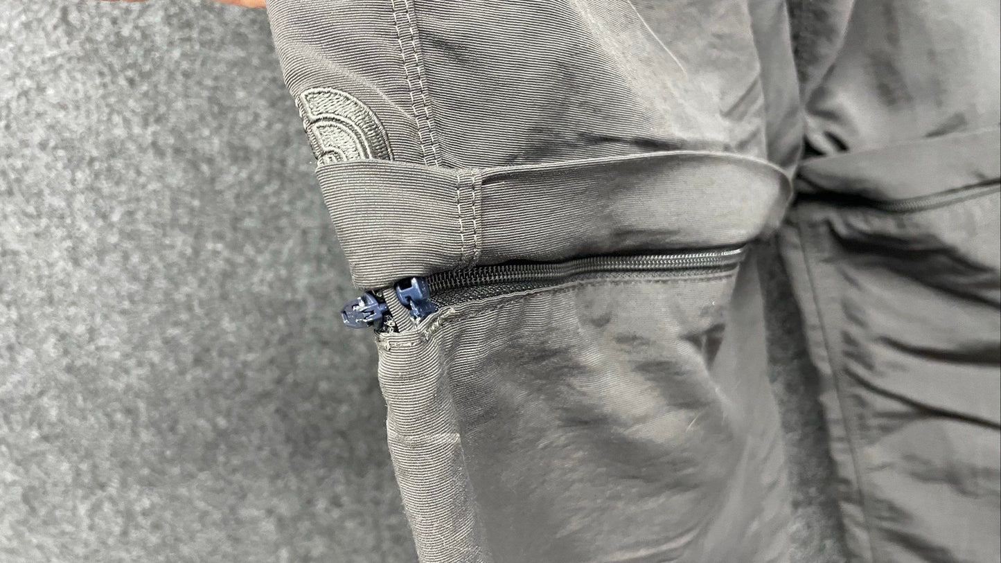 The North Face Men's Horizon Convertible Hiking Pants Gray Zip Off Cargo Sz L
