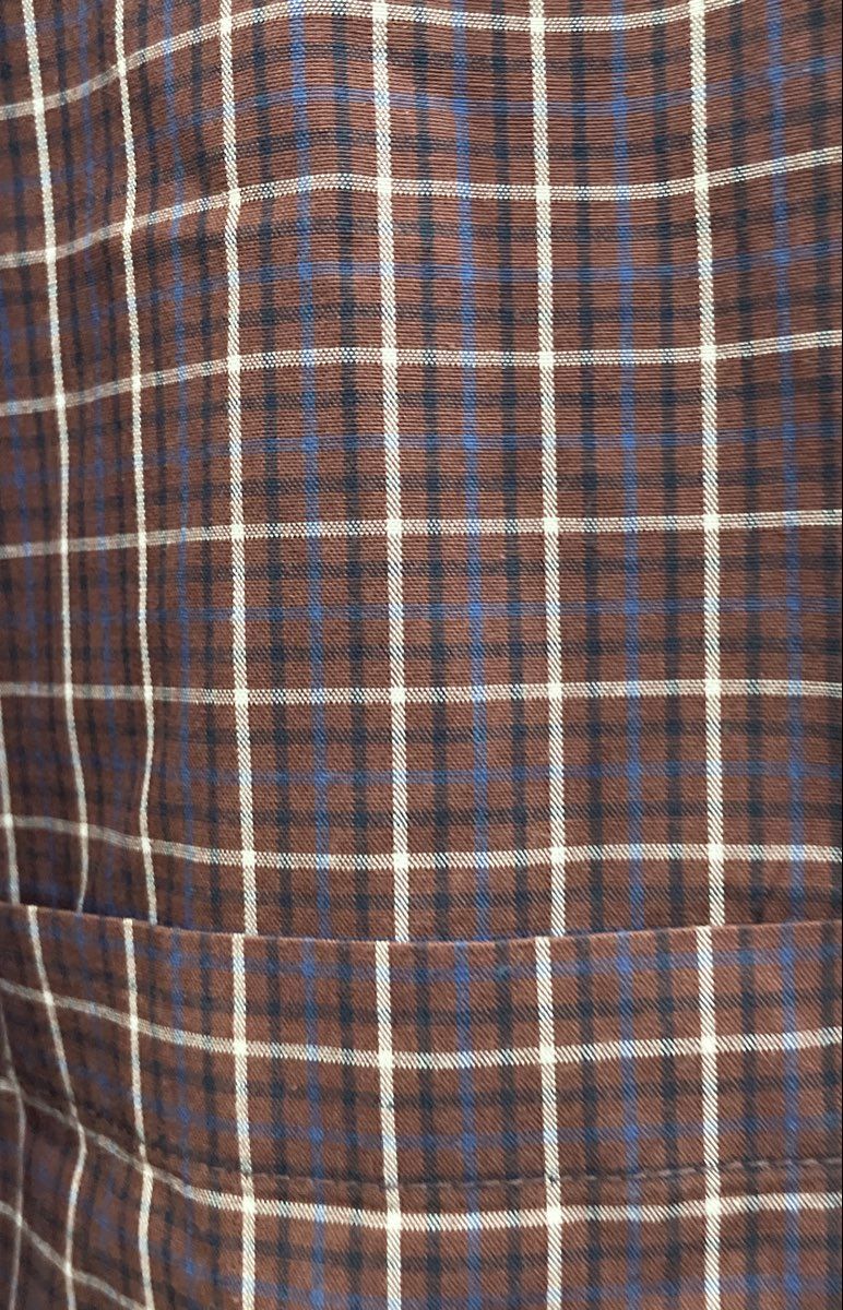 Claiborne Men's Purple Windowpane Stretch Long Sleeve Button Up Shirt Sz 2XLT