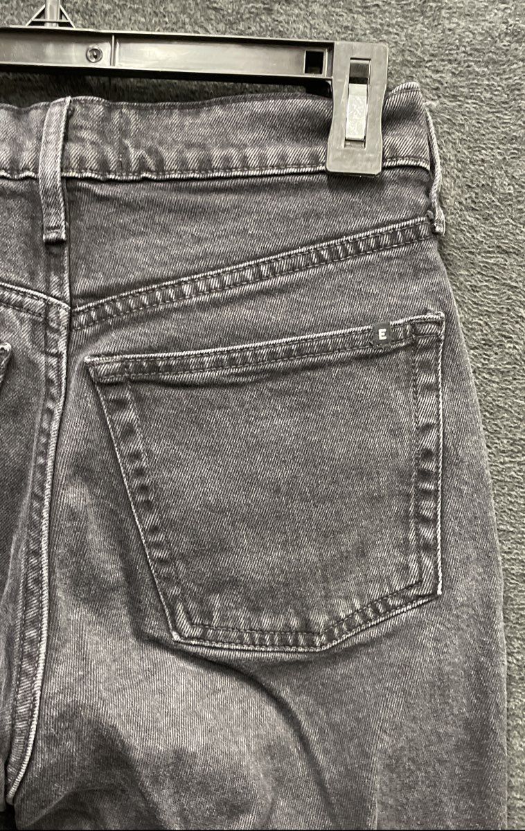 Everlane Women's The Original Cheeky Jean Washed Black High Rise Sz 25 Regular