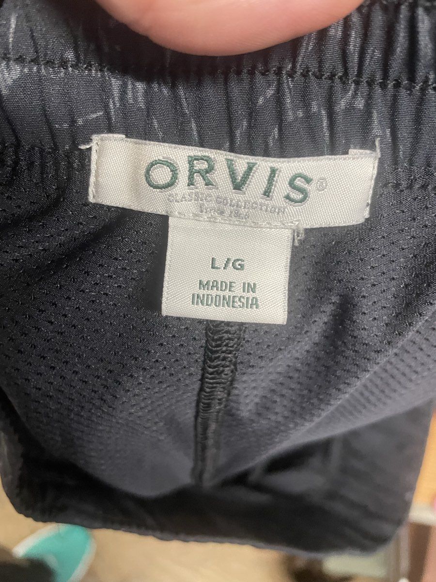 Orvis Women's Charcoal Gray Embossed Floral Pull On Travel Skort Size Large
