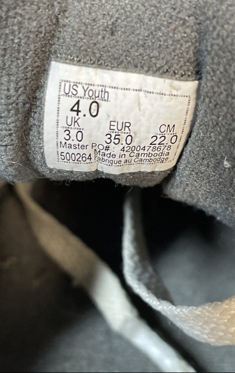 Vans UltraRange Rapidweld Grey White Youth Sneakers Size 4Y