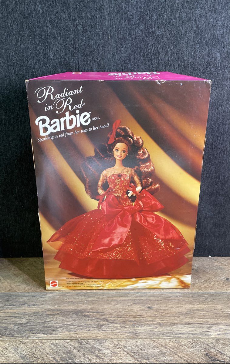 1992 Mattel Barbie Radiant In Red Toys R Us Special Edition Doll NIB #1276