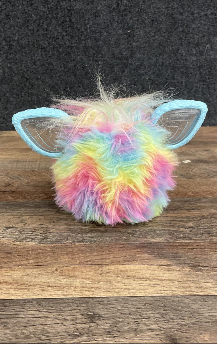 Hasbro Furby Rainbow Interactive Plush Toy 2023 Version Purple Feet