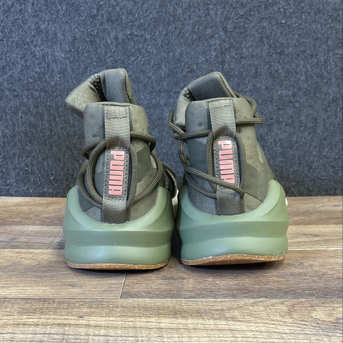 PUMA Fierce Rope Olive Green Women's High Top Training Sneaker Size 8