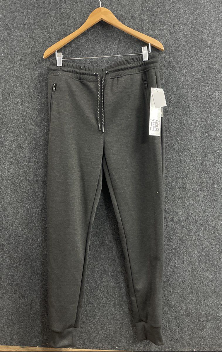 Southpole Men's Dark Gray Tech Fleece Joggers Sweatpants NWT Sz M