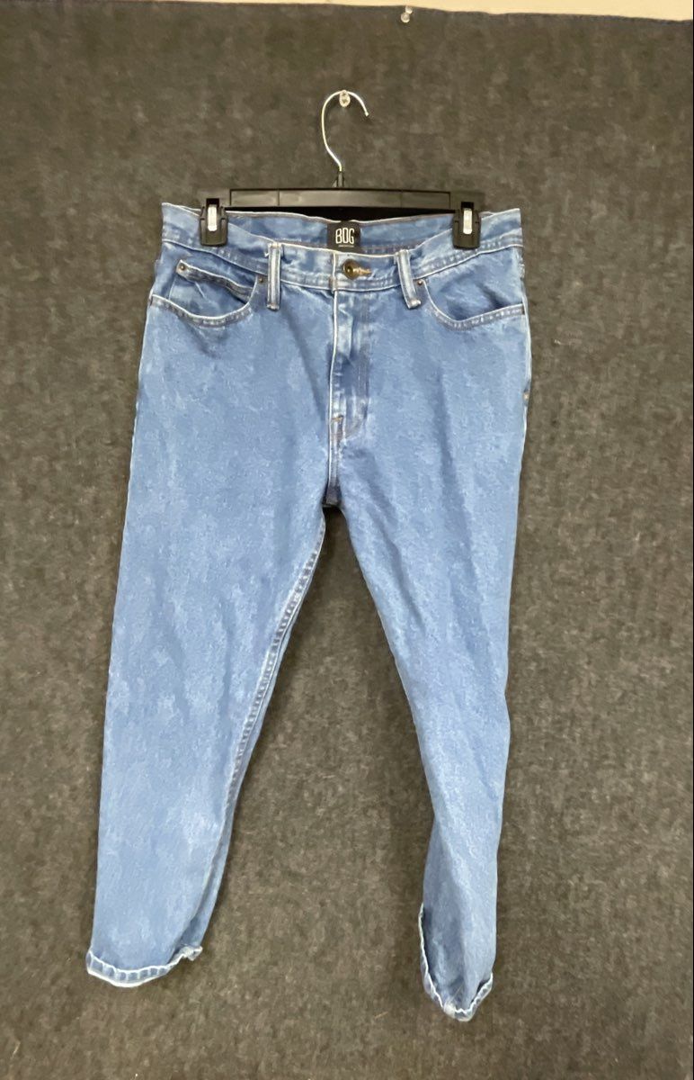 BDG Urban Outfitters Men's Light Blue Dad Fit Acid Wash Denim Jeans Sz 29x30