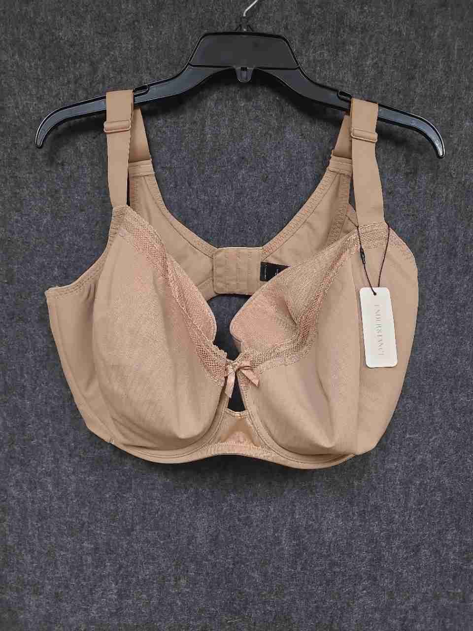 Understance Women's Marion Smooth Flexwire Demi Bra Latte Nude Sz 44I NWT