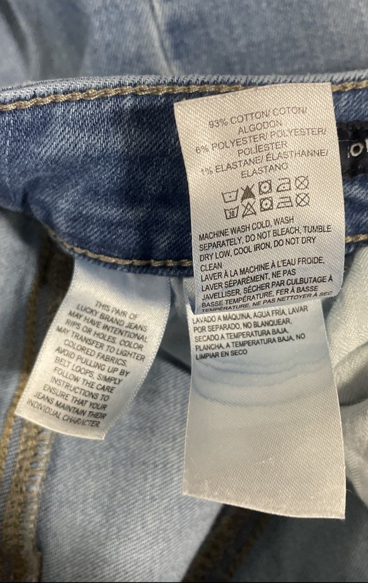 Lucky Brand Women's Light Blue Ankle Zip Skinny Jeans Sz 10/30