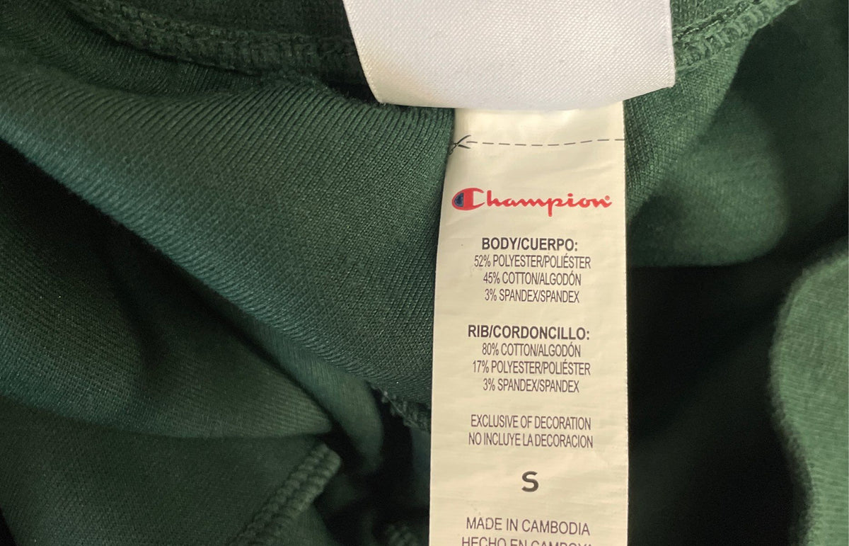 Champion Women's Green Wide Leg Side Stripe Sweatpants Embroidered Logo Sz S
