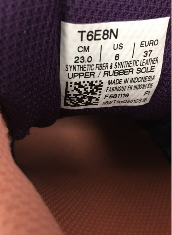 ASICS Gel-Contend 4 Purple Pink Silver Women's Running Shoes Size 6