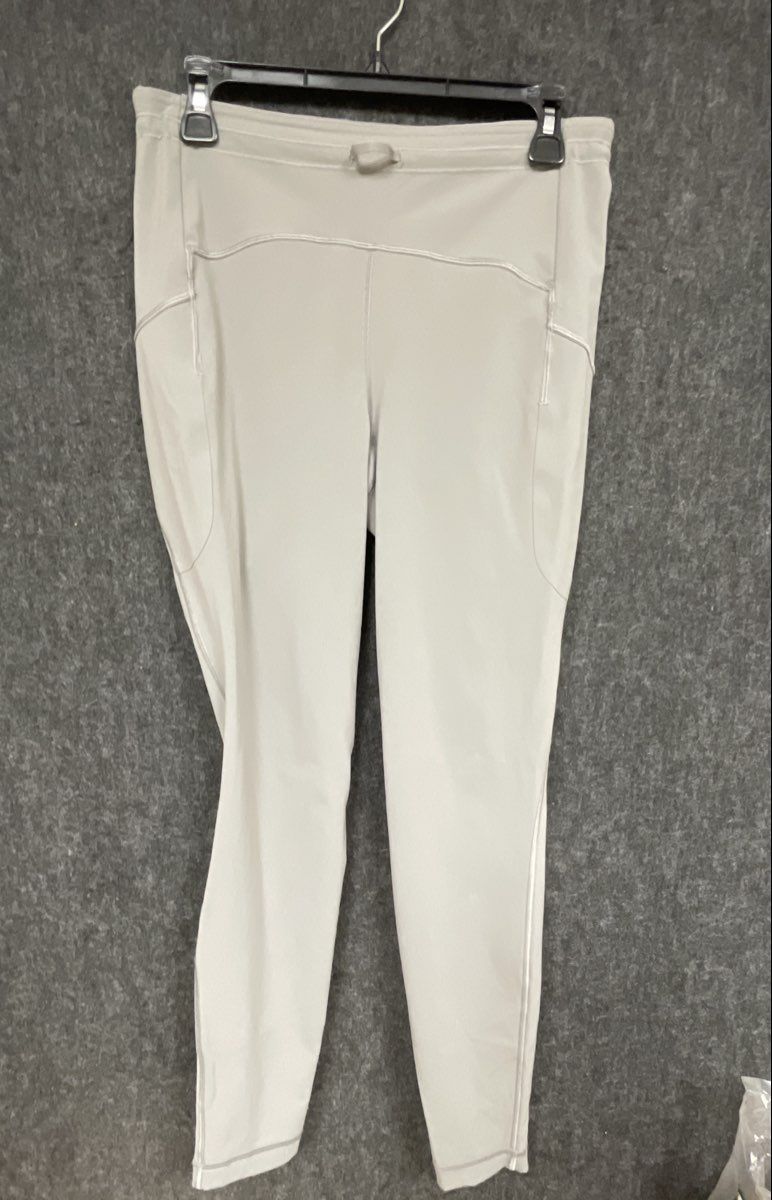 lululemon Women's Speed Up High Rise Tight Leggings Off White Pockets